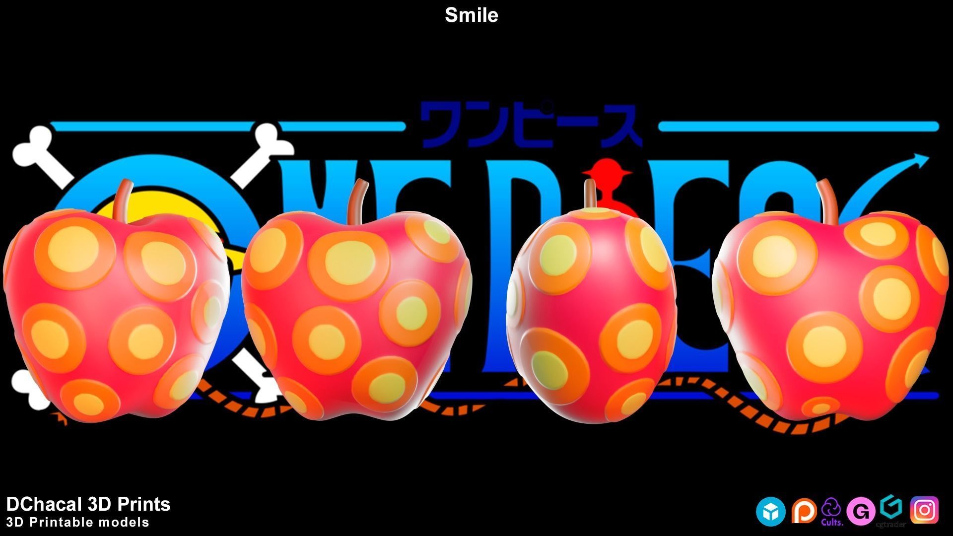 Smile - One Piece 3D print model_1
