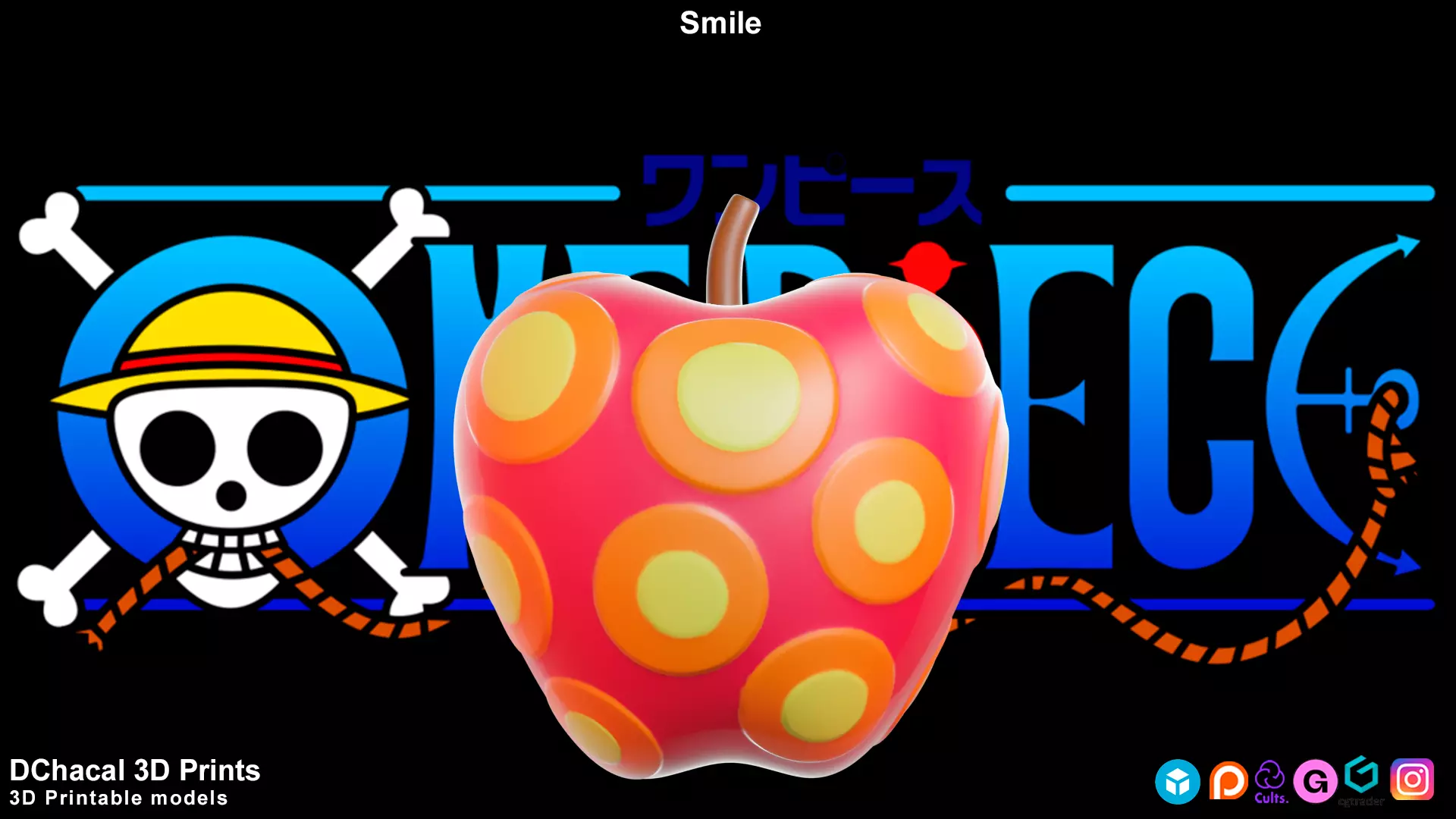 Smile - One Piece 3D print model_0