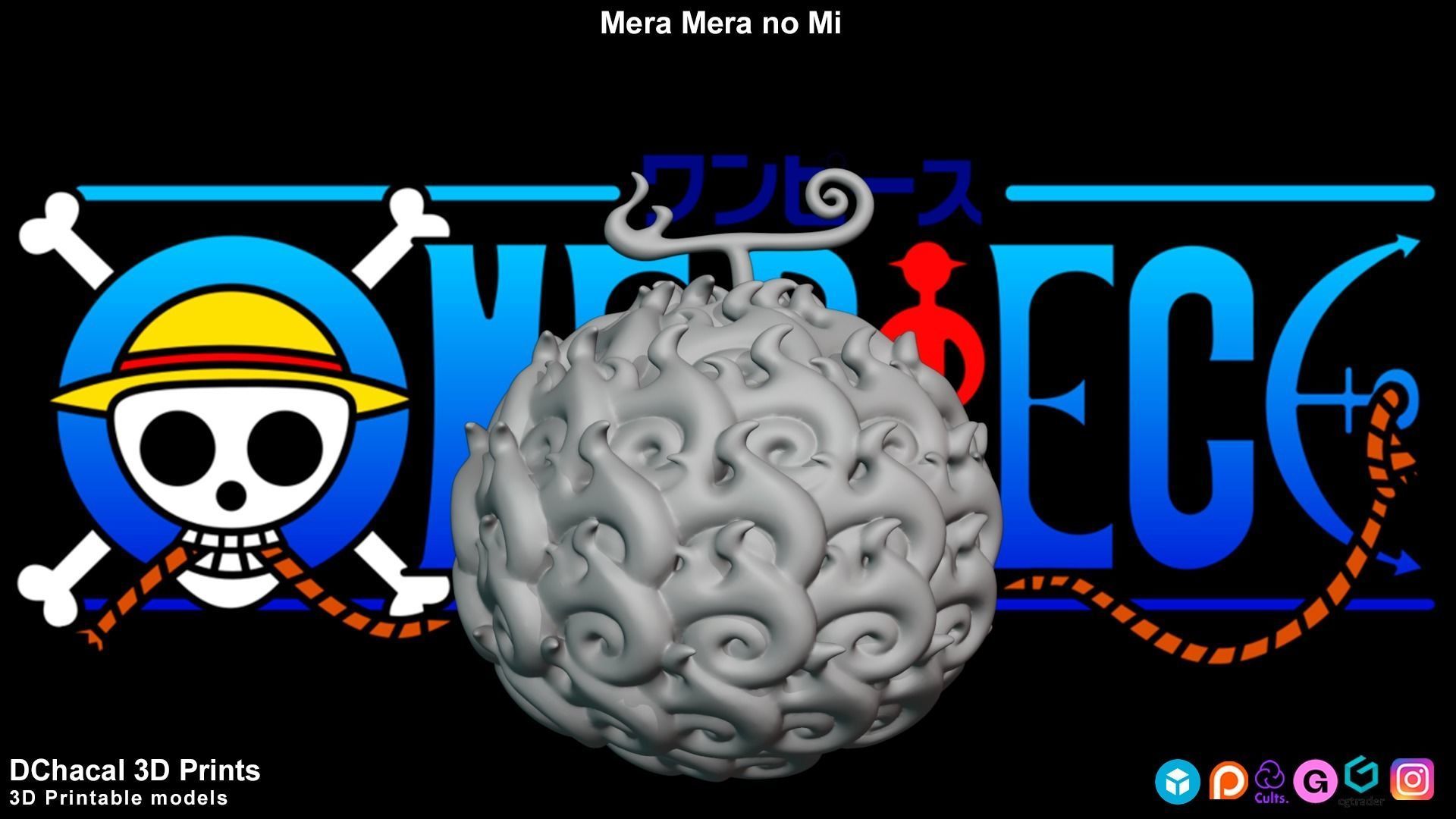 Mera Mera No Mi - One Piece 3D print model_4