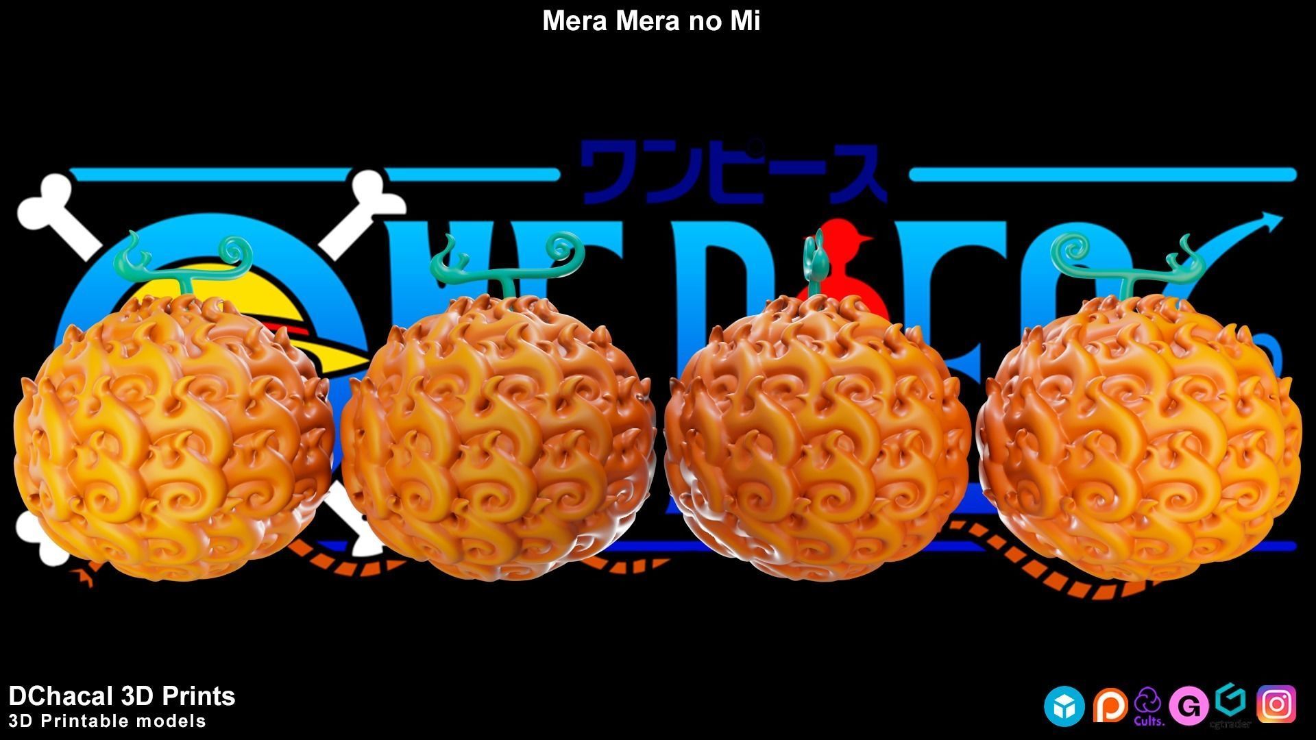 Mera Mera No Mi - One Piece 3D print model_1