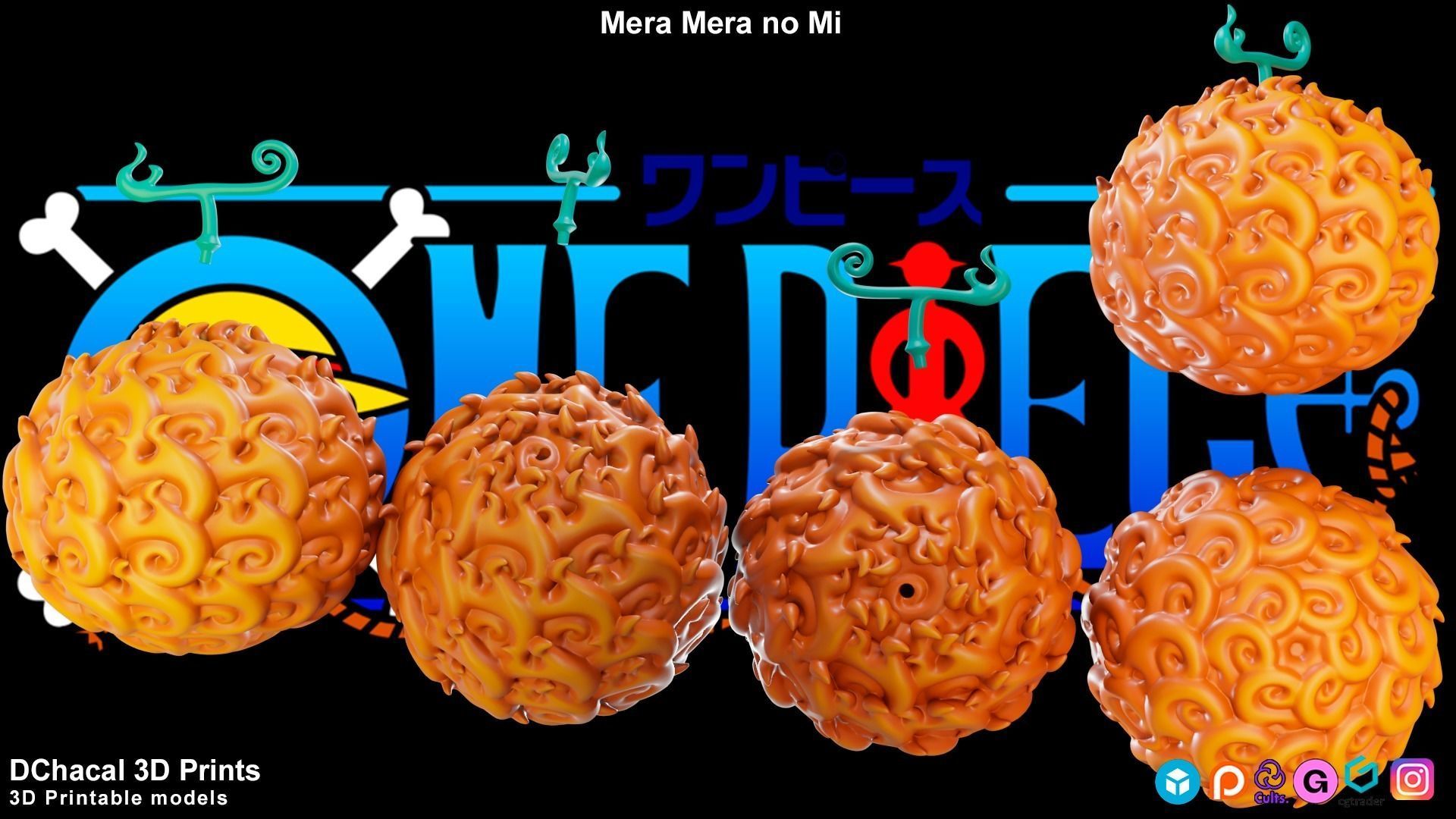 Mera Mera No Mi - One Piece 3D print model_3