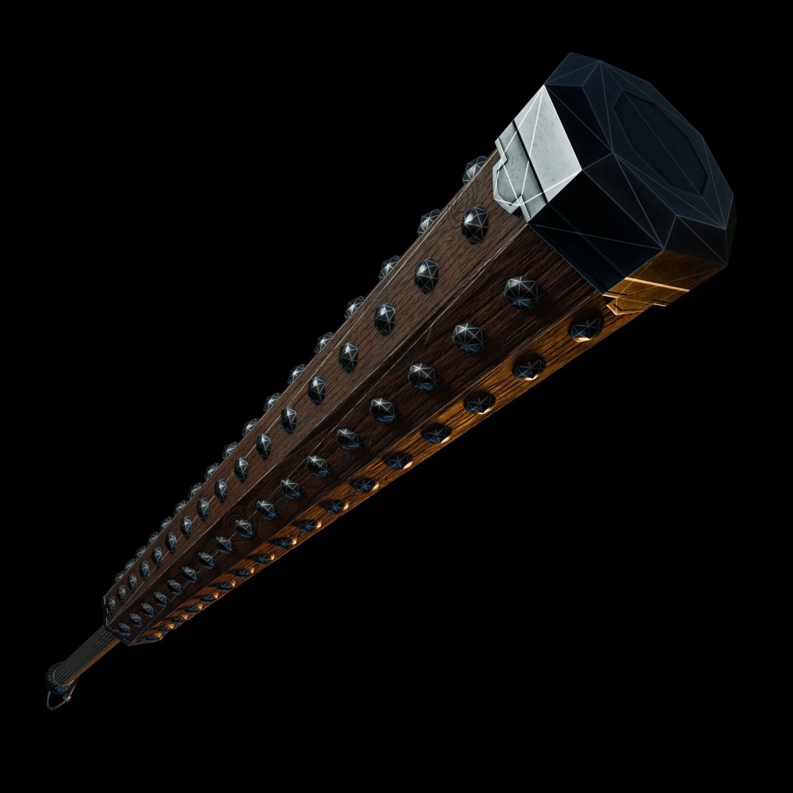 Kanabo  Low-poly 3D model_7