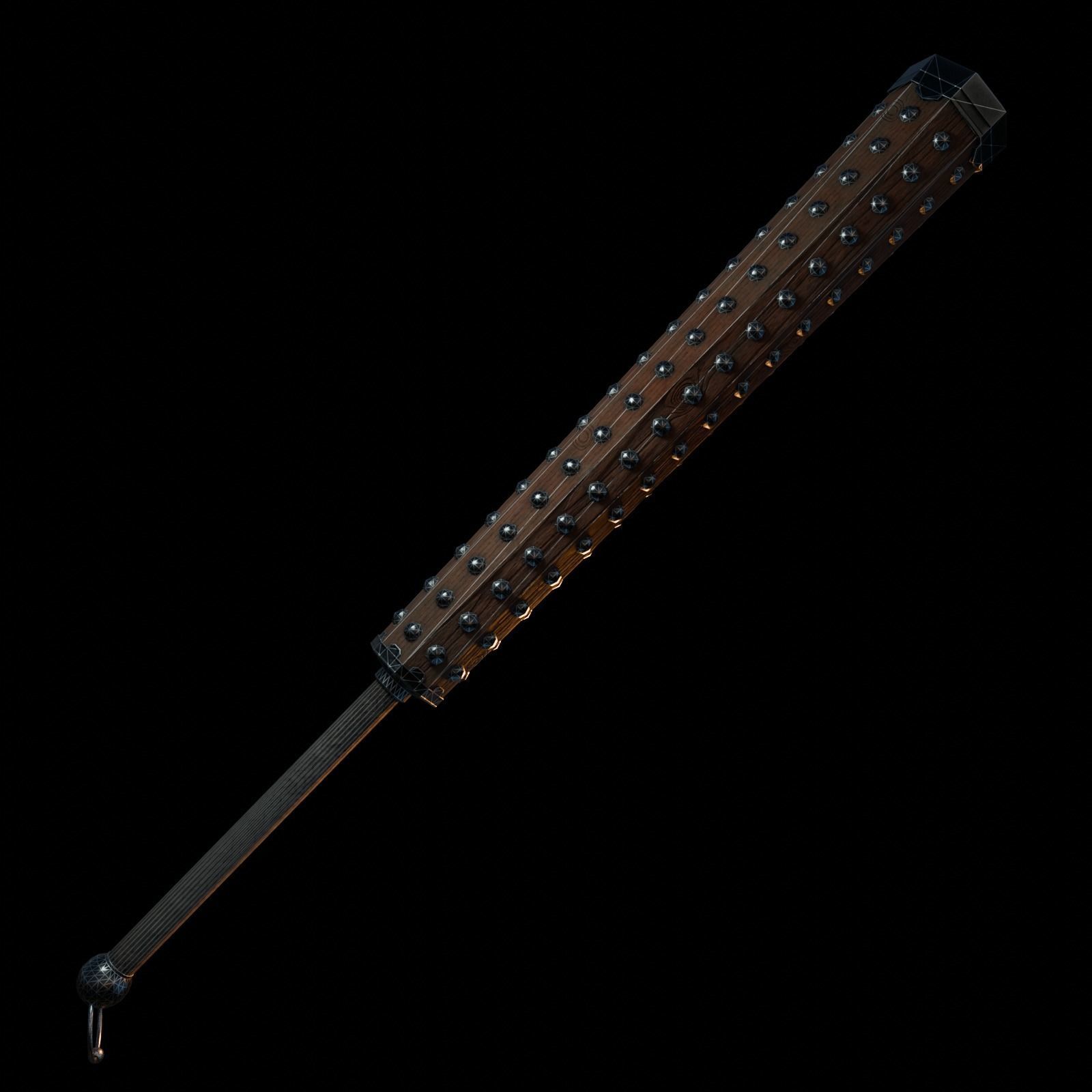 Kanabo  Low-poly 3D model_2