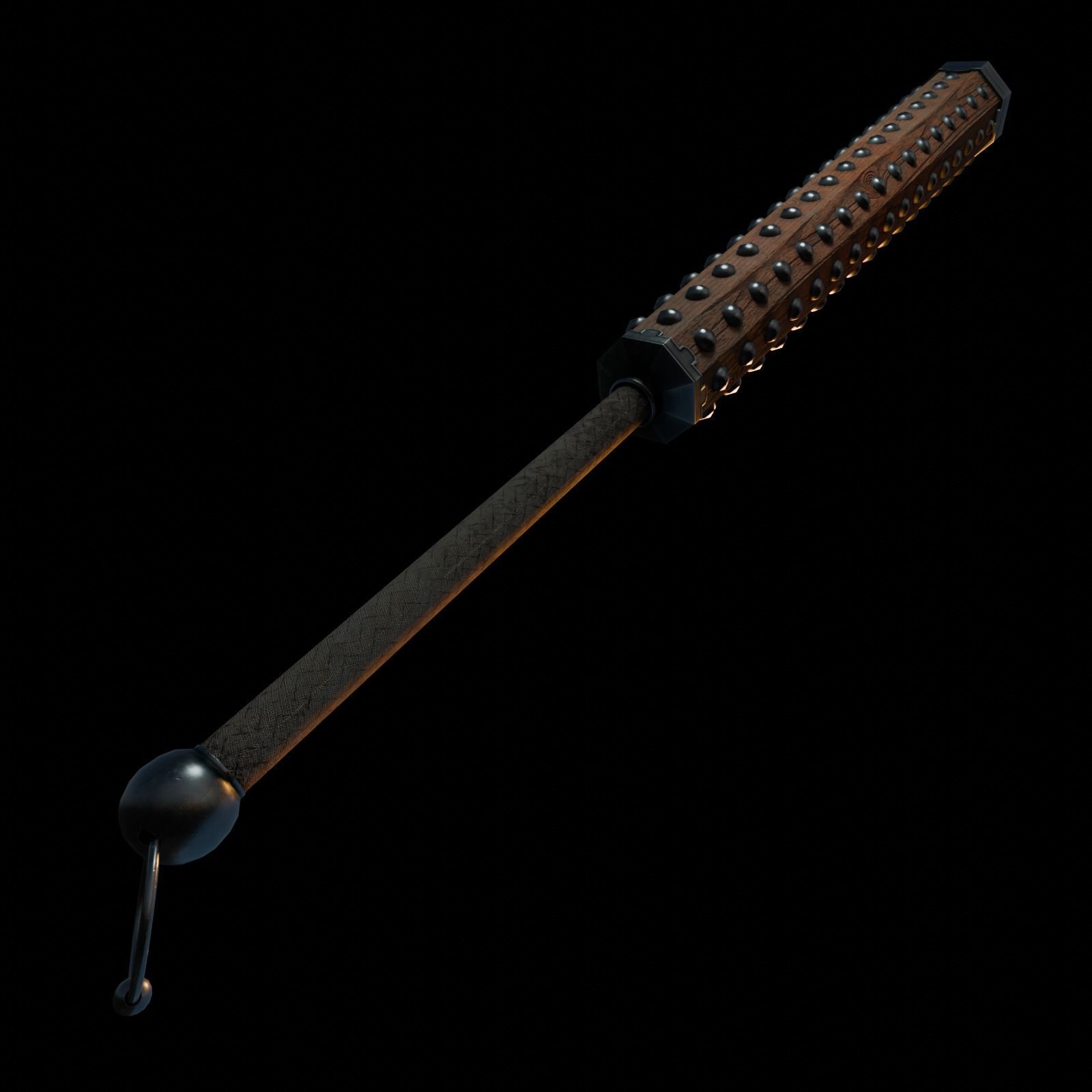 Kanabo  Low-poly 3D model_5