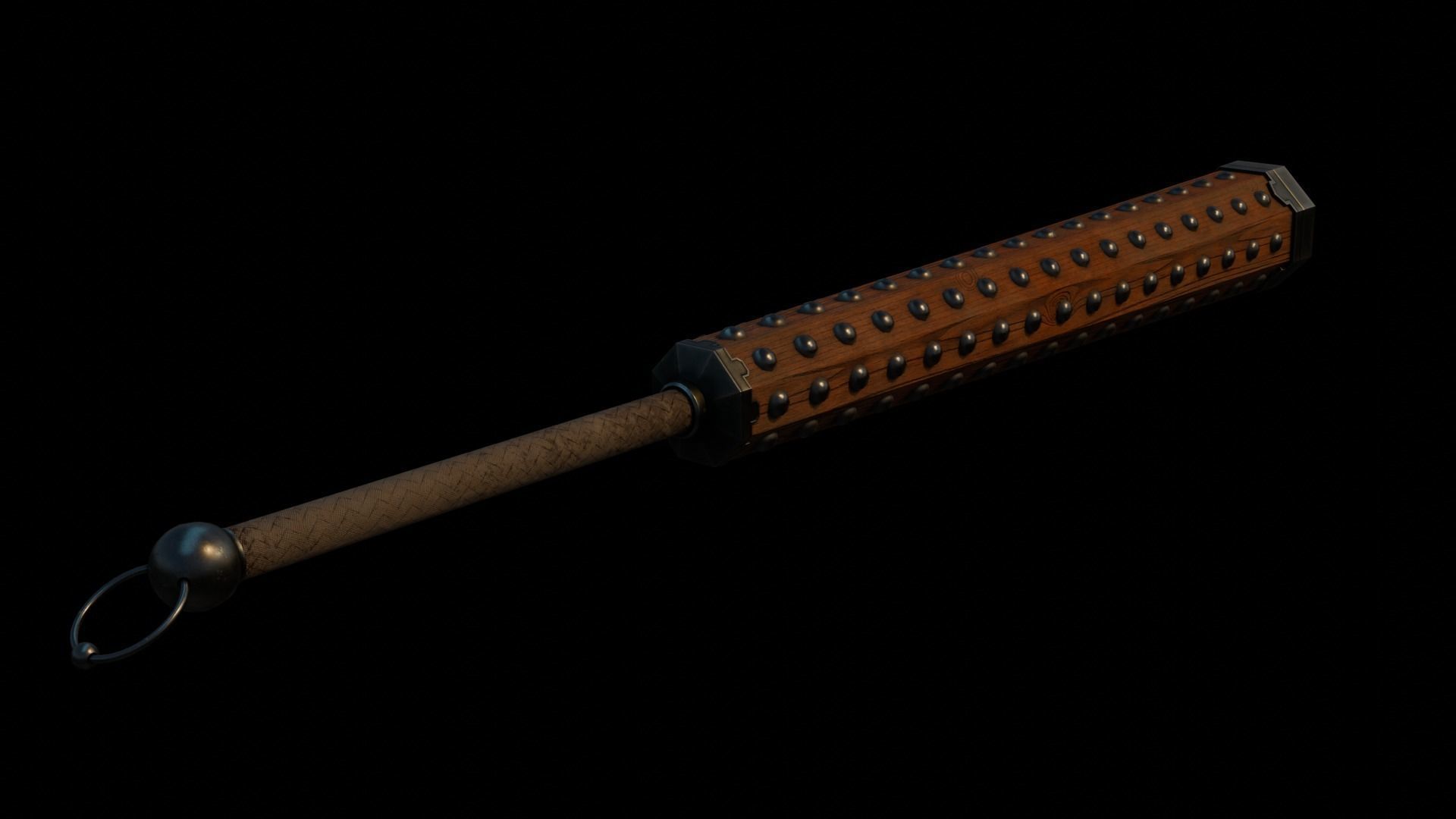 Kanabo  Low-poly 3D model_8