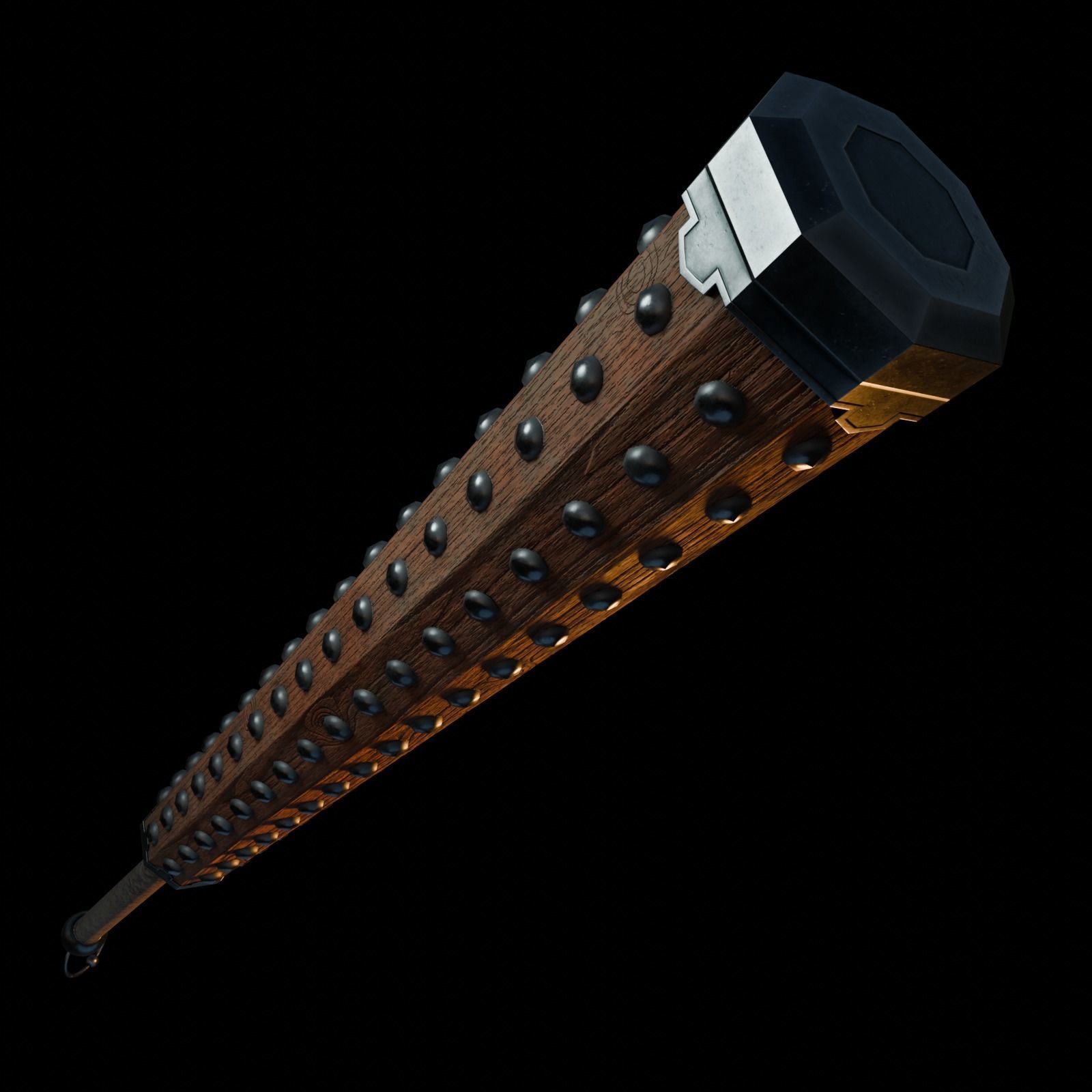 Kanabo  Low-poly 3D model_6