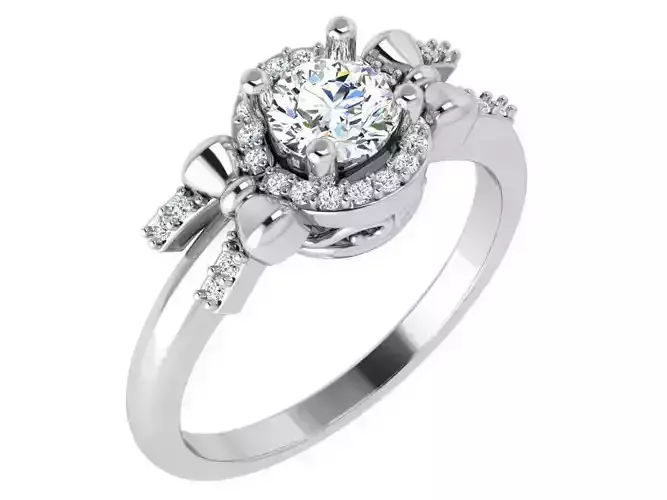 Round Halo Ring 4719