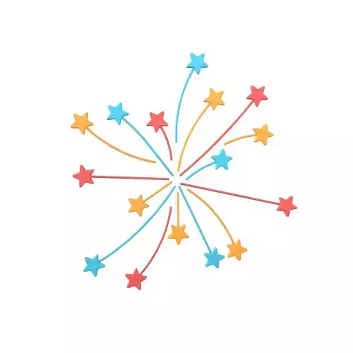 Fireworks Star Style Icon V1 001