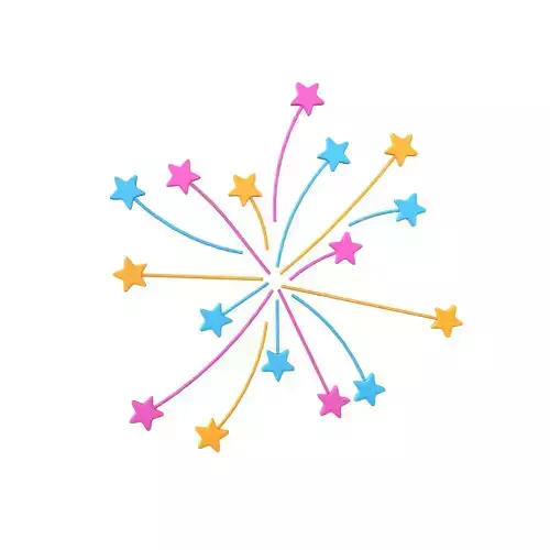 Fireworks Star Style Icon V1 003