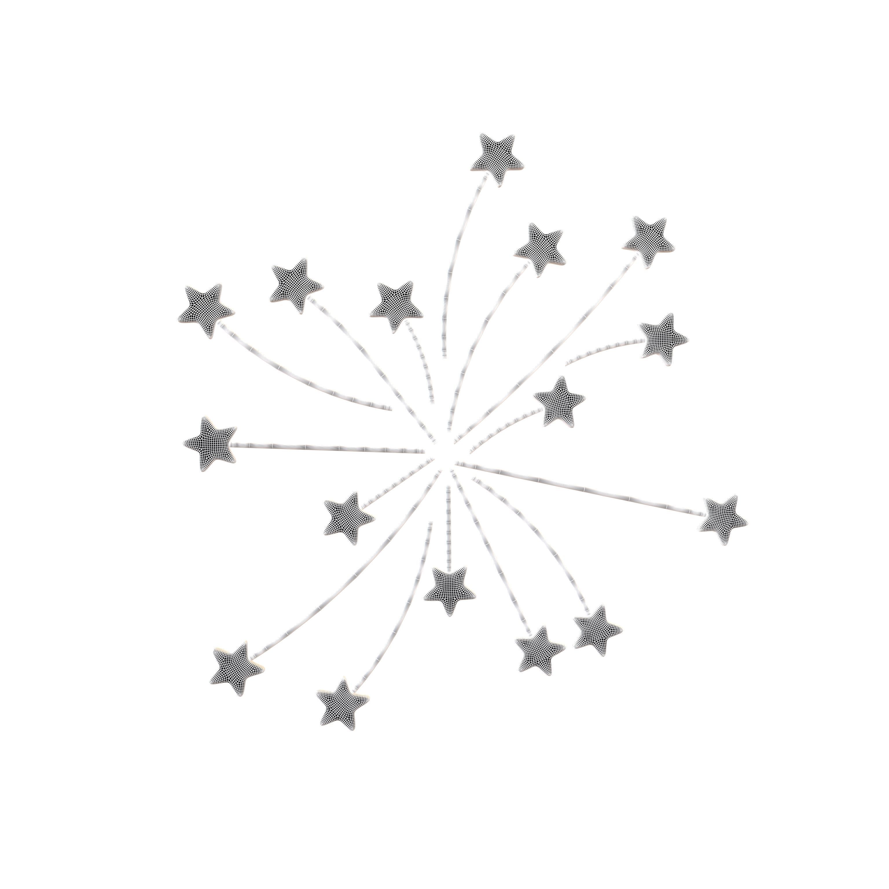 Fireworks Star Style Icon V1 003 Low-poly 3D model_6