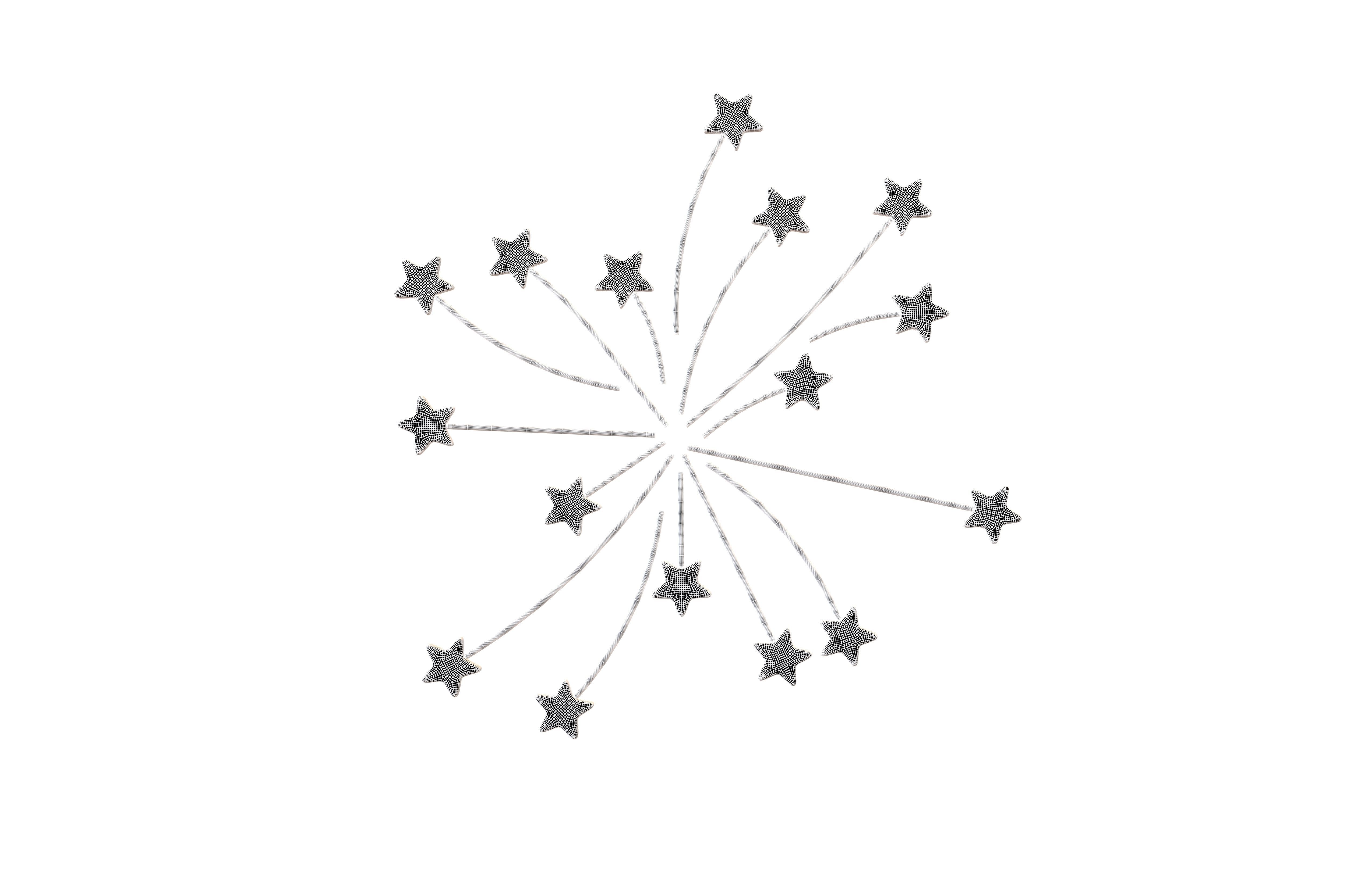 Fireworks Star Style Icon V1 003 Low-poly 3D model_4