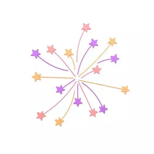 Fireworks Star Style Icon V1 004