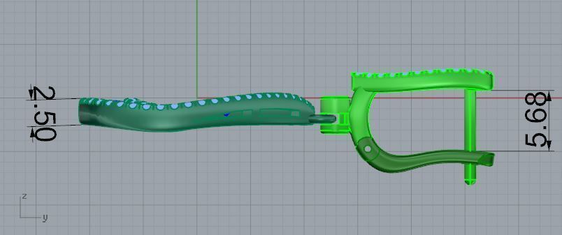 Teardrop Earring 4723 3D print model_6