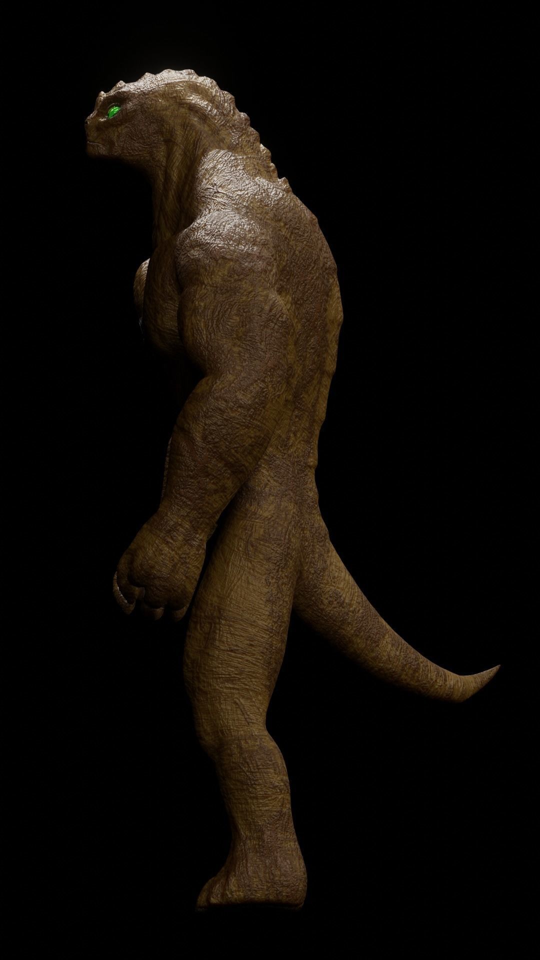 Ben 10 Alien Humungousaur Rigged Download with Free Animations 3D model_9