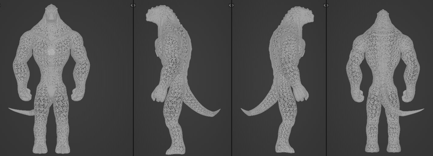 Ben 10 Alien Humungousaur Rigged Download with Free Animations 3D model_14