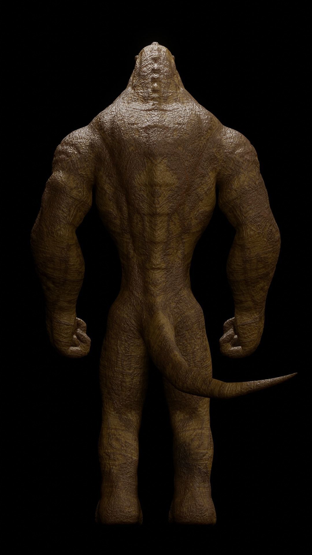 Ben 10 Alien Humungousaur Rigged Download with Free Animations 3D model_1