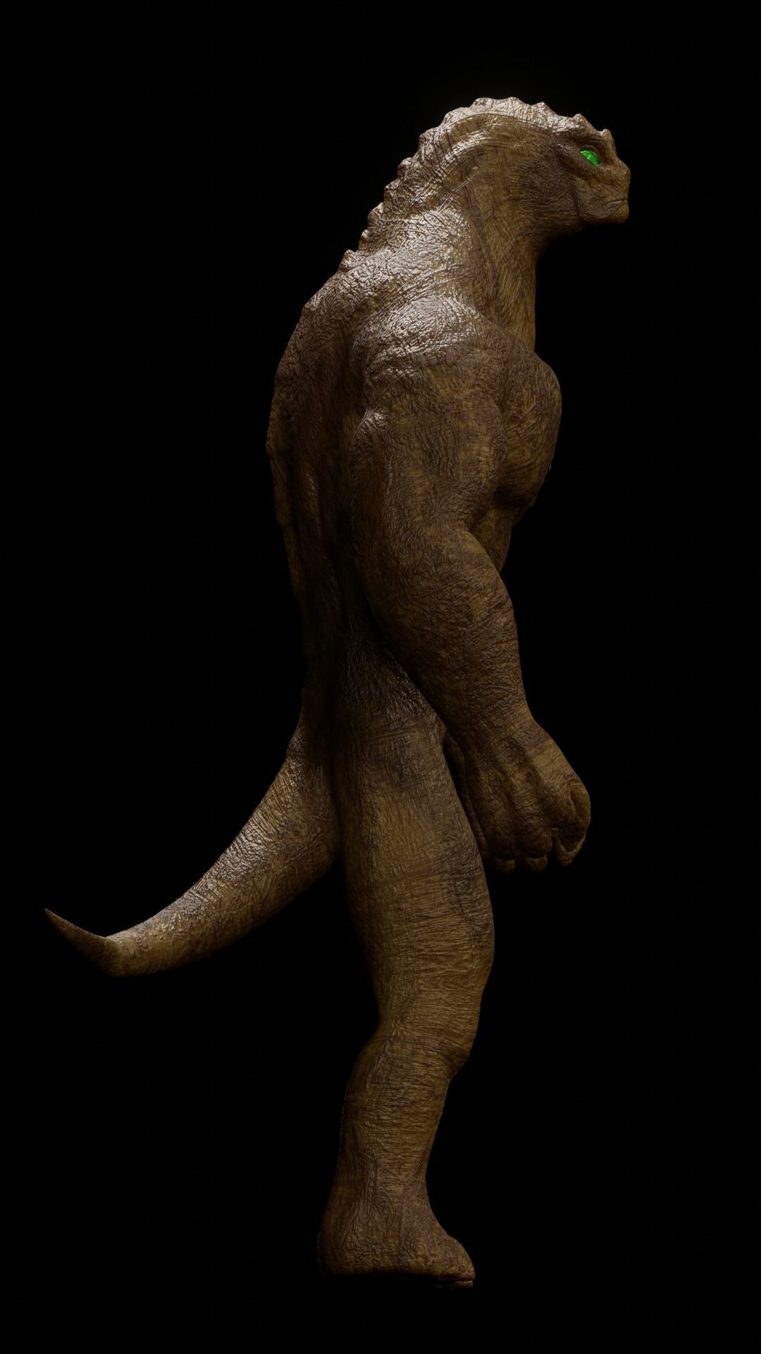 Ben 10 Alien Humungousaur Rigged Download with Free Animations 3D model_8