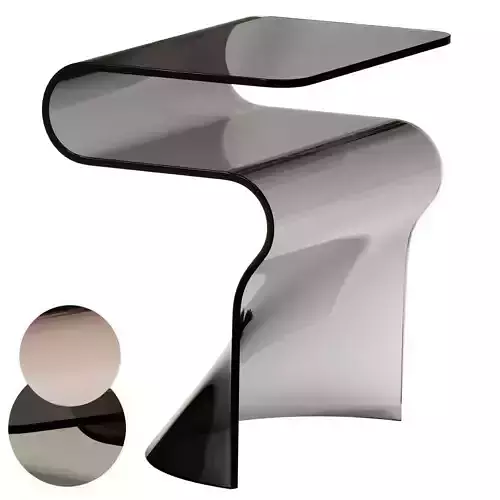 Fiam Italia Toki Glass Side Table