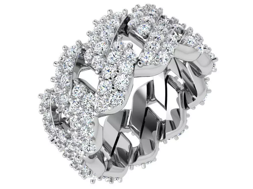 Cumin Chain Ring 4728 3D print model_0