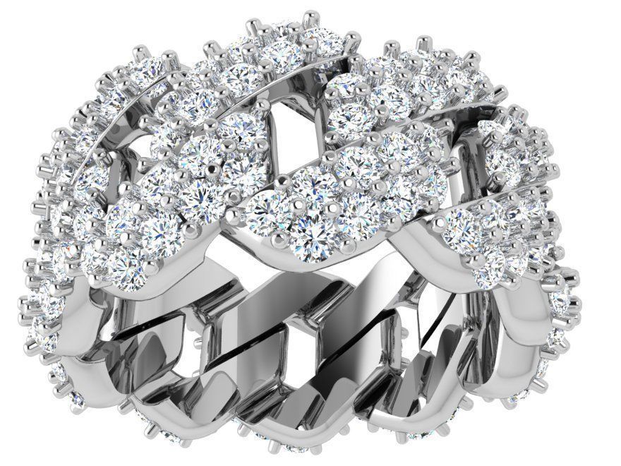 Cumin Chain Ring 4728 3D print model_2