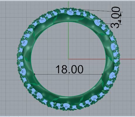 Cumin Chain Ring 4728 3D print model_5