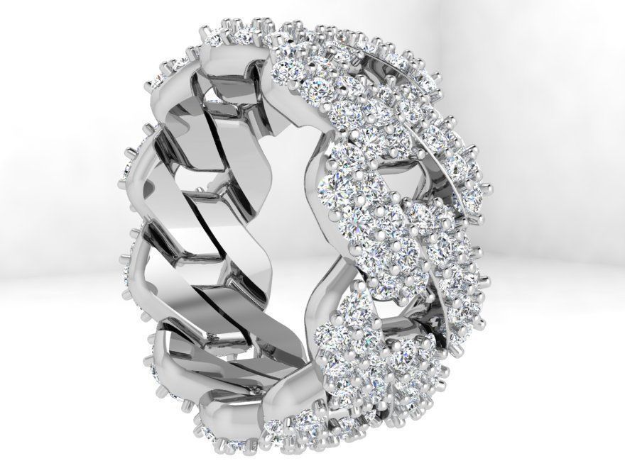 Cumin Chain Ring 4728 3D print model_3