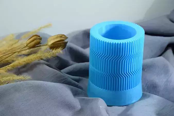 wawe pot 1 3D print model