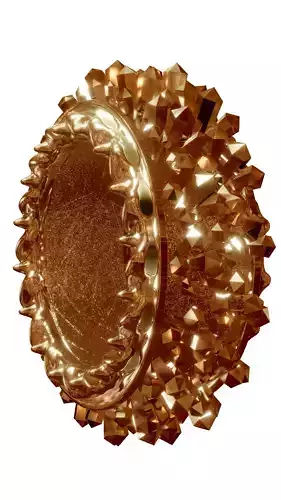 Jewelry Gold Ring Crystals Magic Cosplay Gothic Fantasy 2023