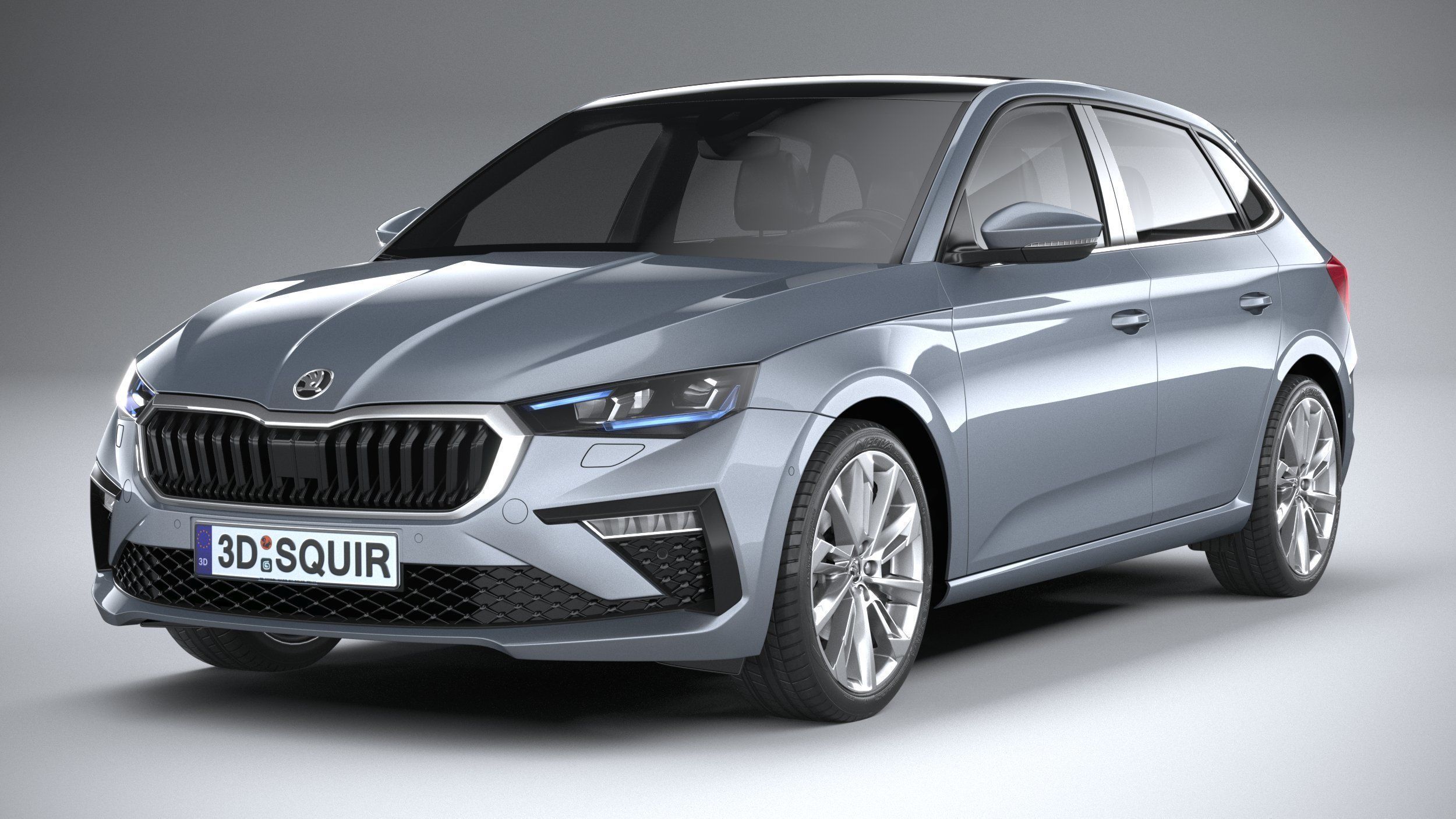 Skoda Scala 2024 3D model_2