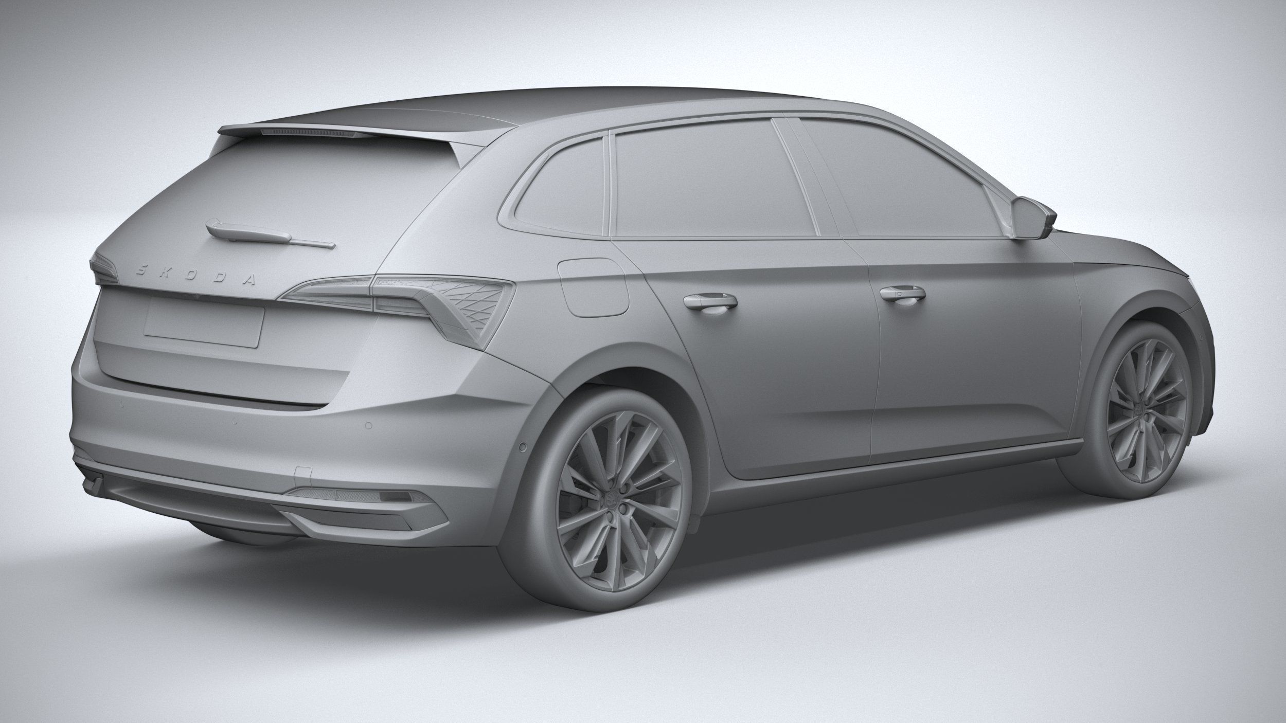 Skoda Scala 2024 3D model_25
