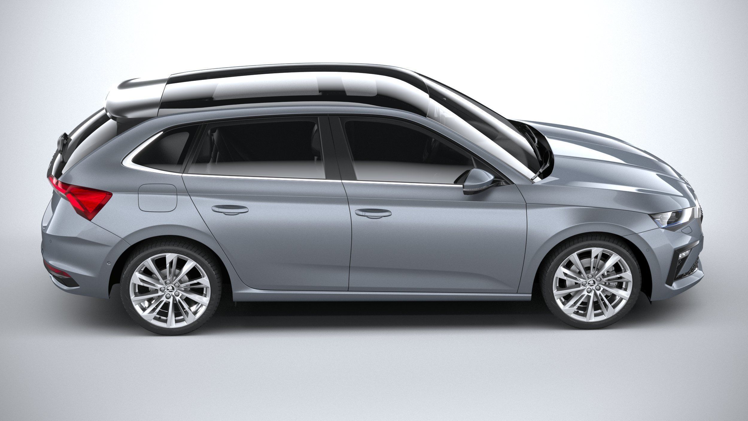 Skoda Scala 2024 3D model_11