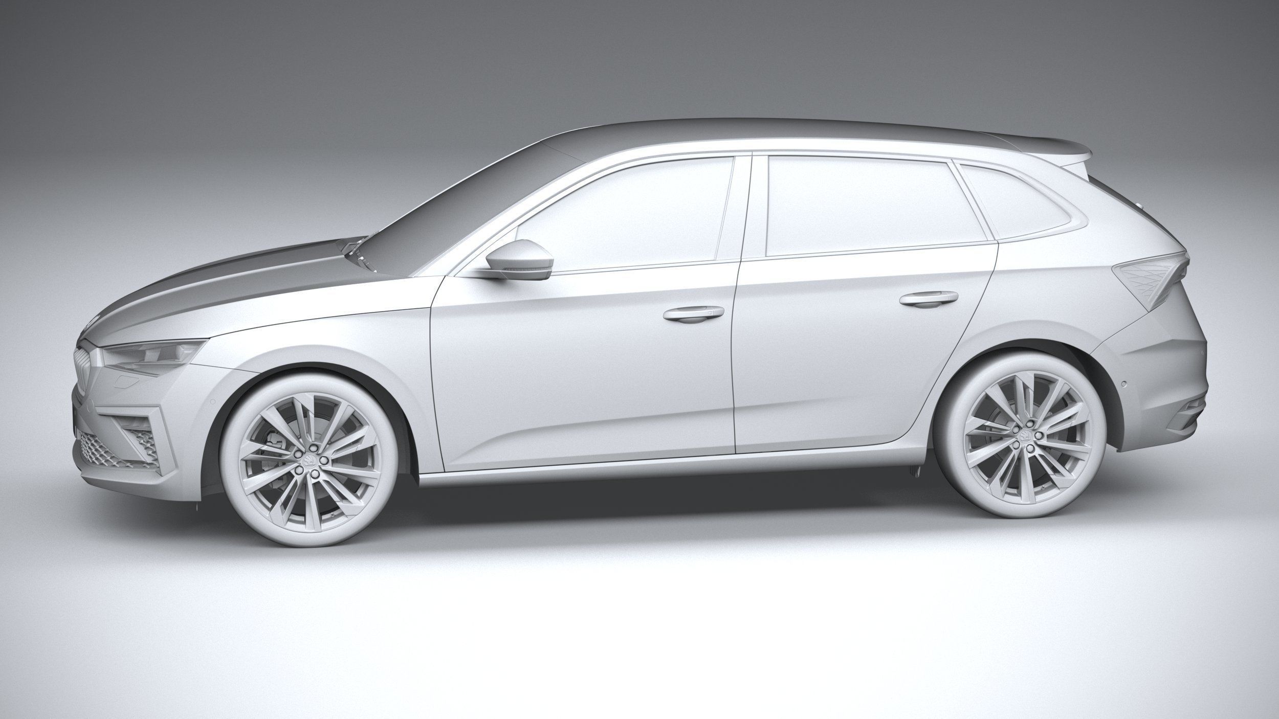 Skoda Scala 2024 3D model_22