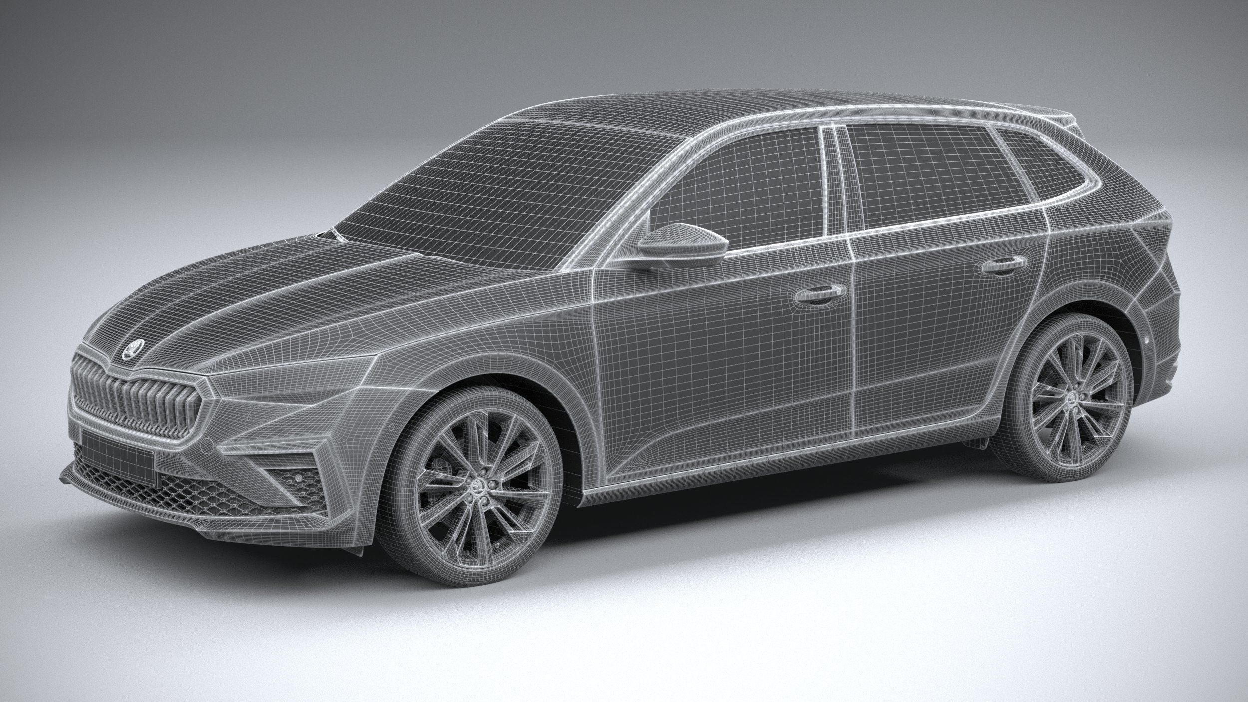 Skoda Scala 2024 3D model_26