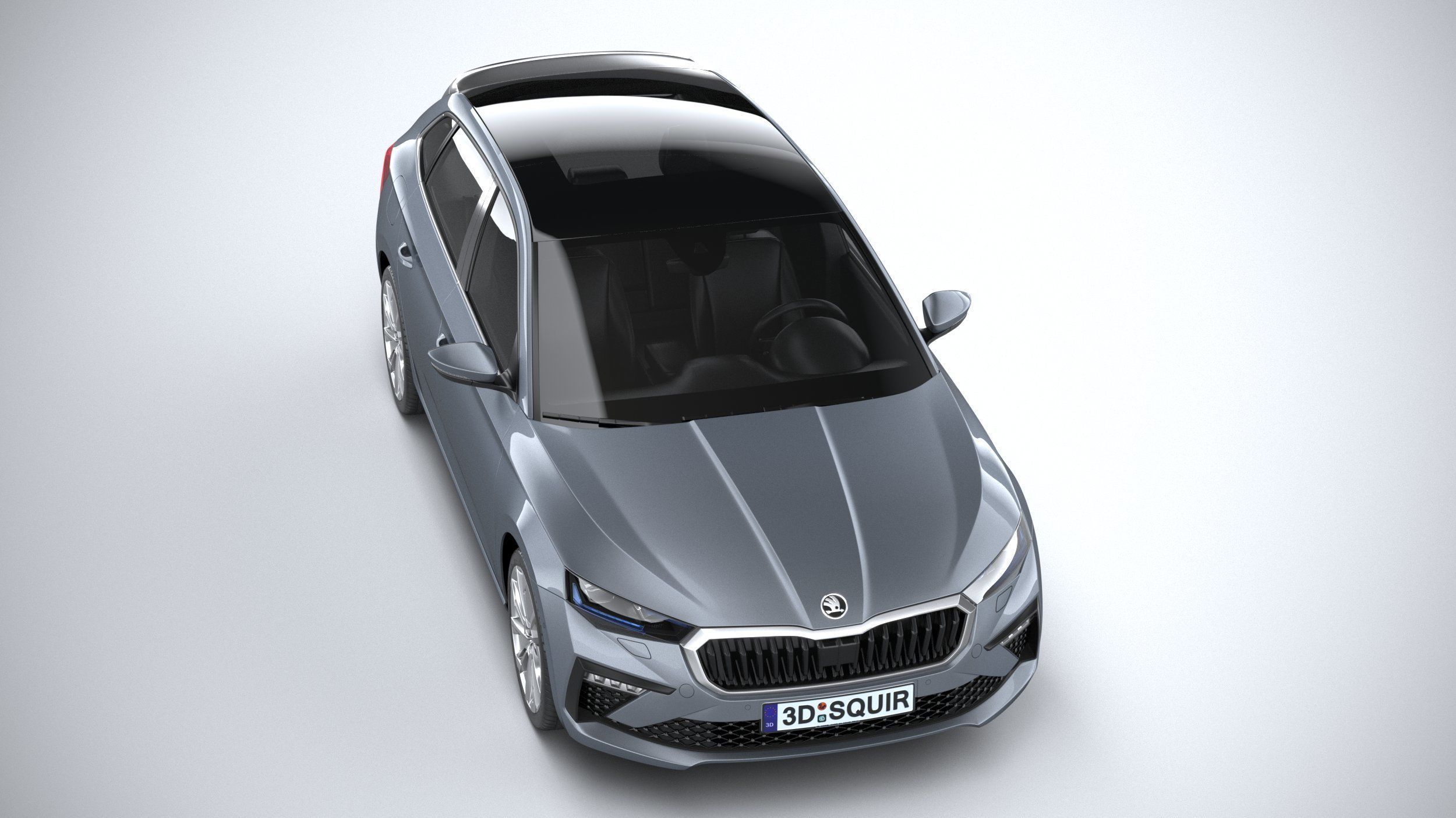 Skoda Scala 2024 3D model_12
