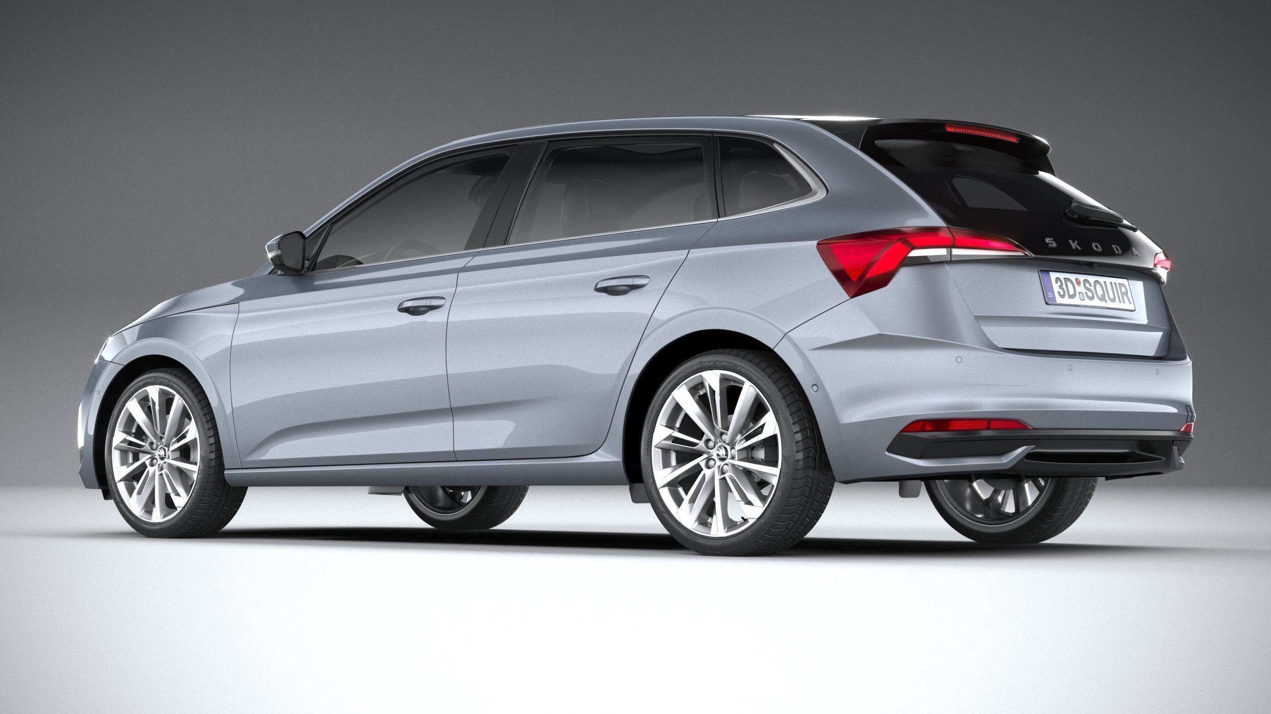 Skoda Scala 2024 3D model_5