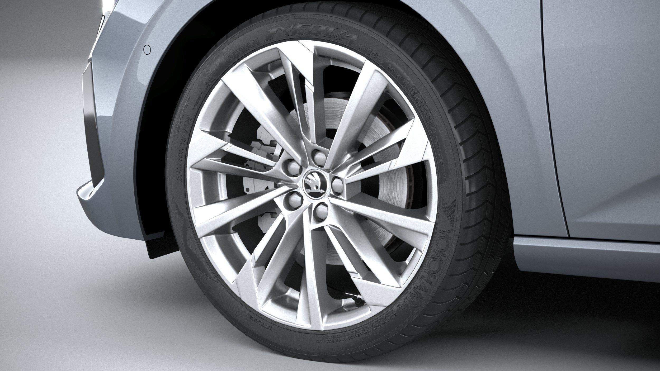Skoda Scala 2024 3D model_16