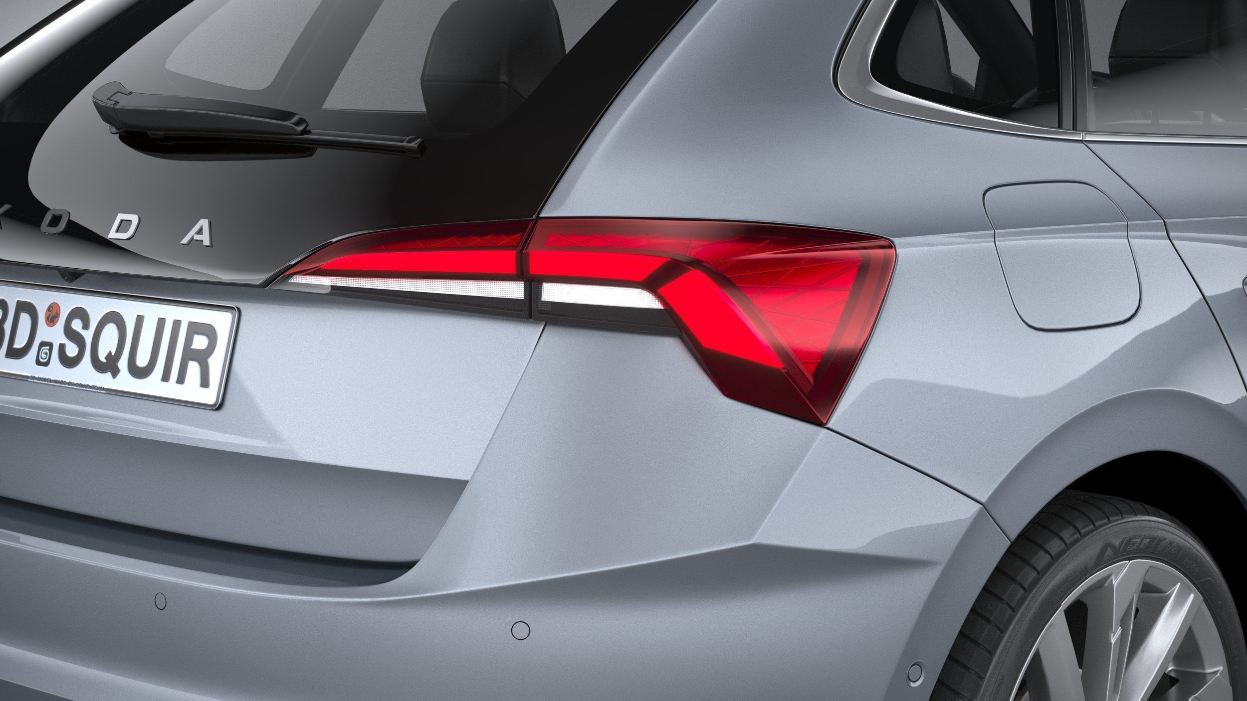 Skoda Scala 2024 3D model_18