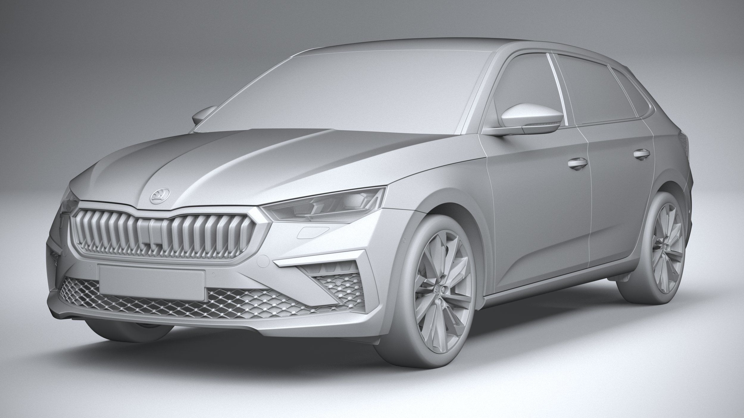 Skoda Scala 2024 3D model_20