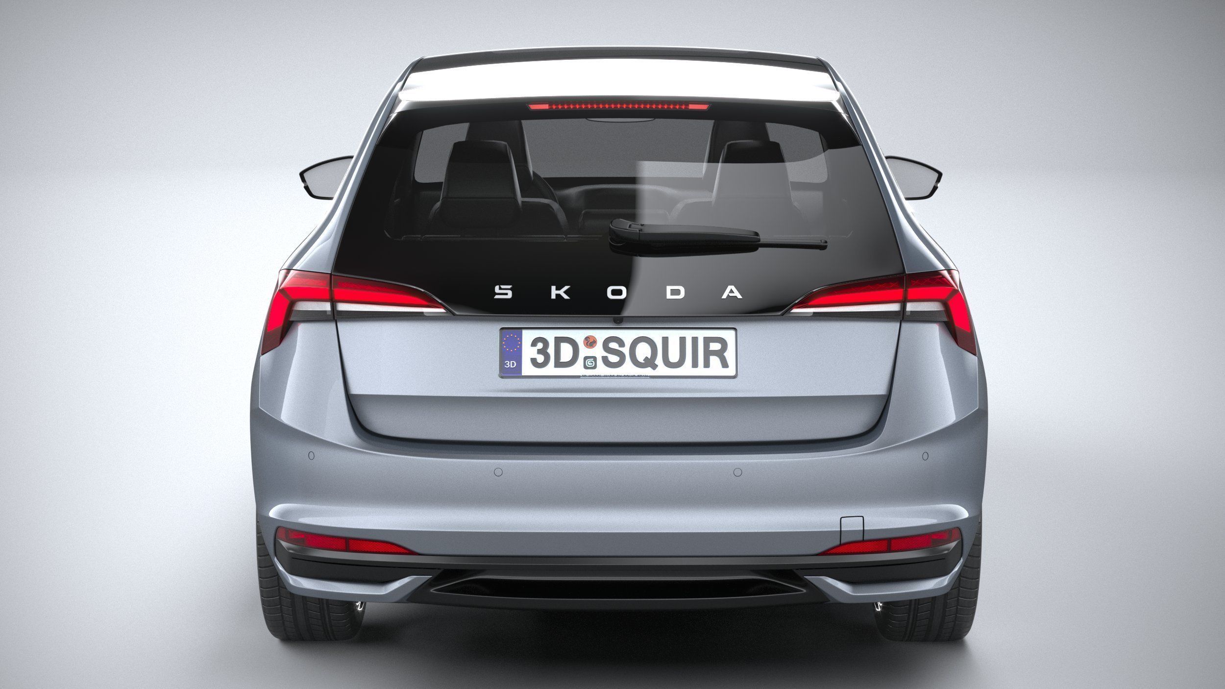 Skoda Scala 2024 3D model_4