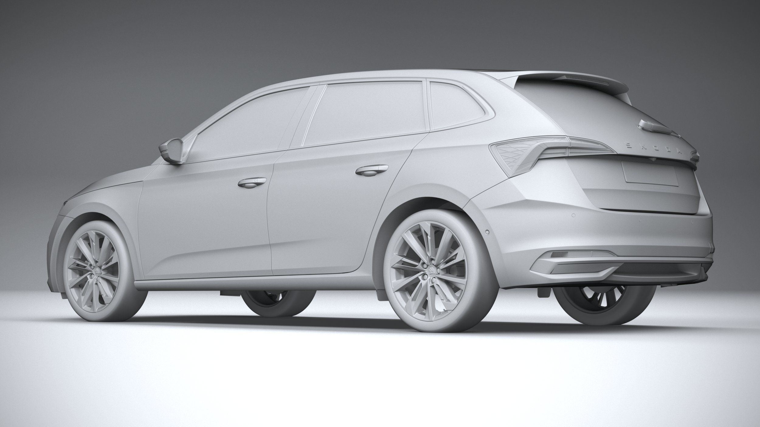 Skoda Scala 2024 3D model_21