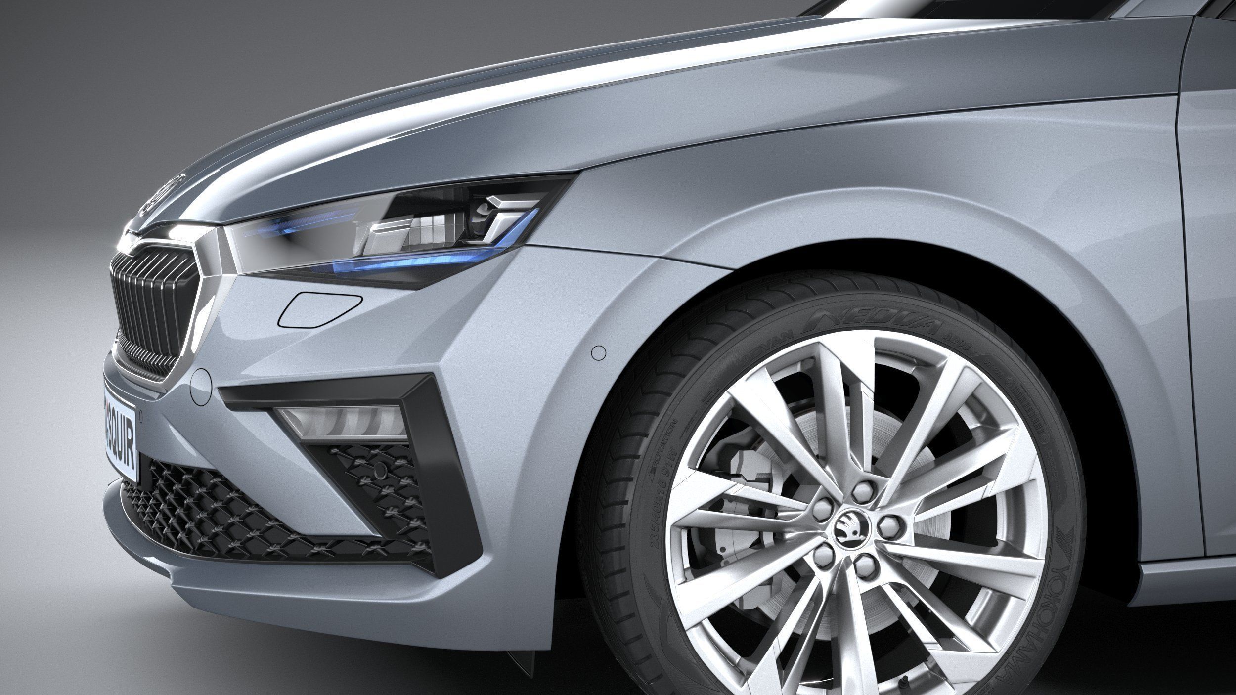 Skoda Scala 2024 3D model_3