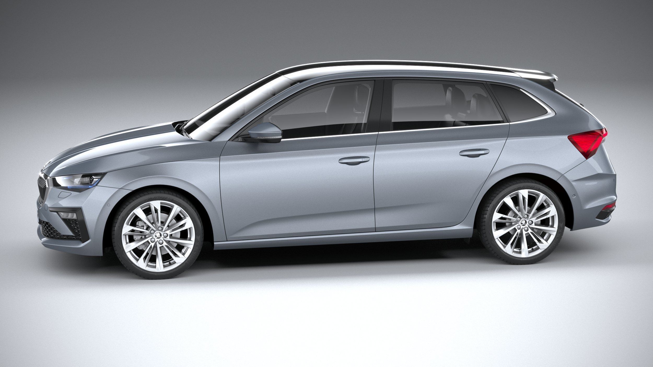 Skoda Scala 2024 3D model_8