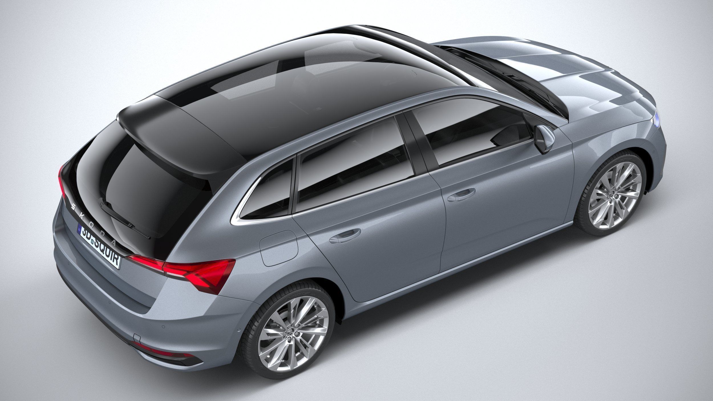 Skoda Scala 2024 3D model_10