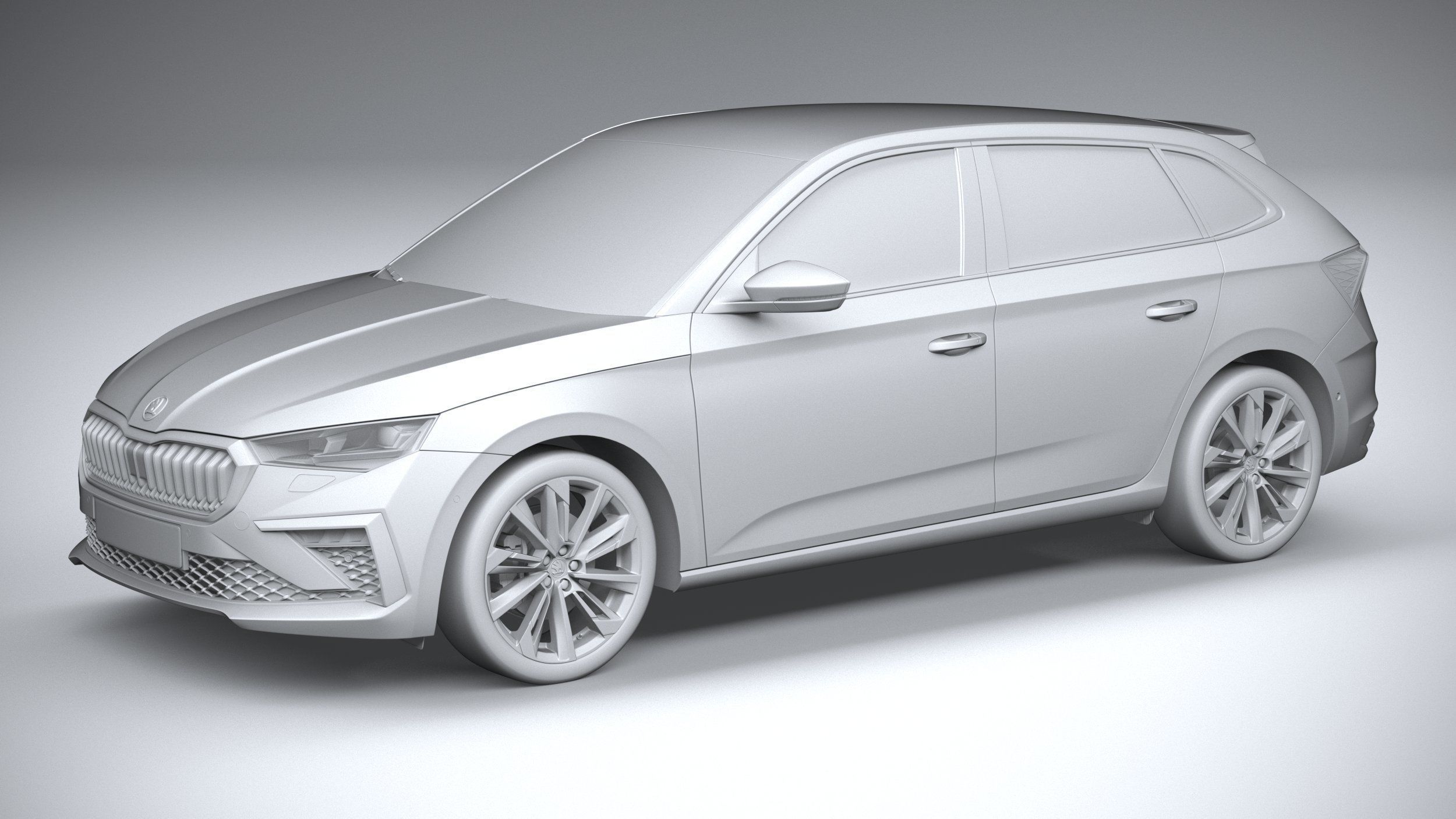 Skoda Scala 2024 3D model_19