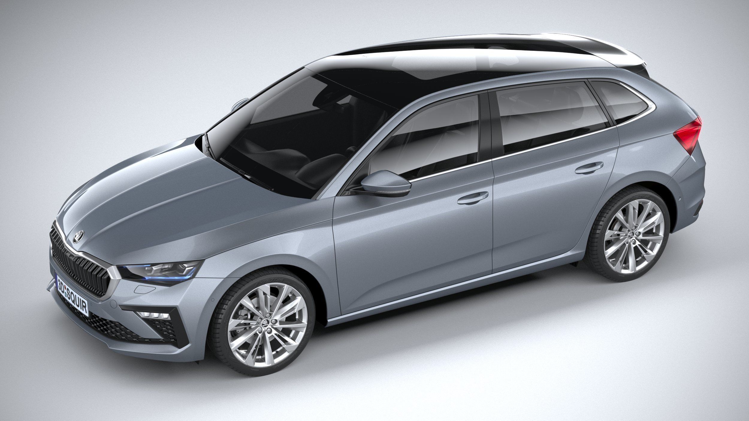 Skoda Scala 2024 3D model_7