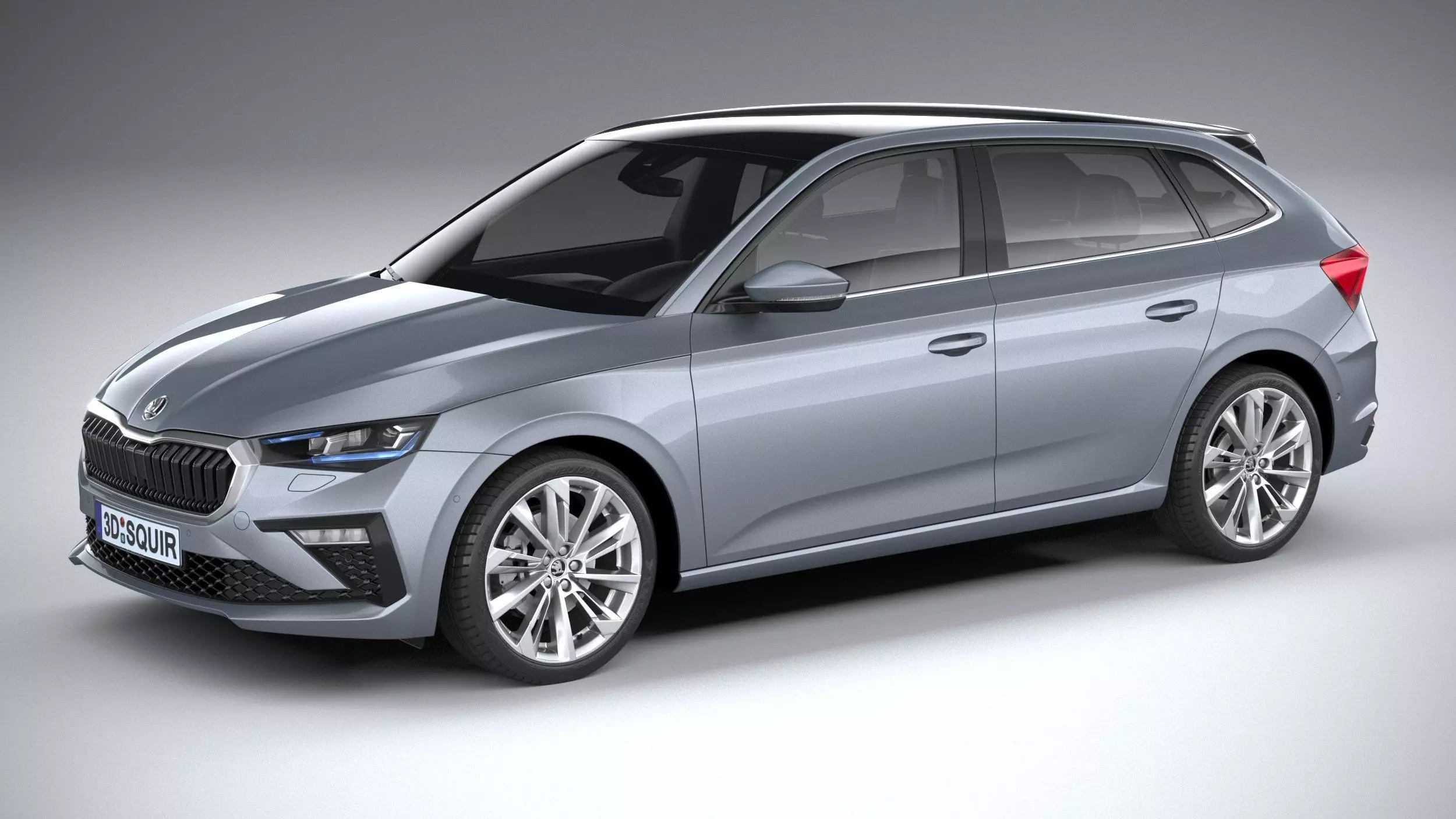 Skoda Scala 2024 3D model_0