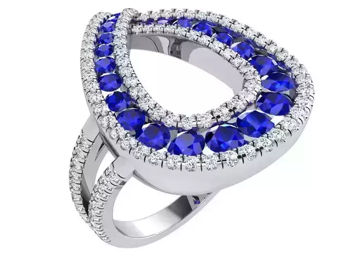 Pear Shape Ring 4733