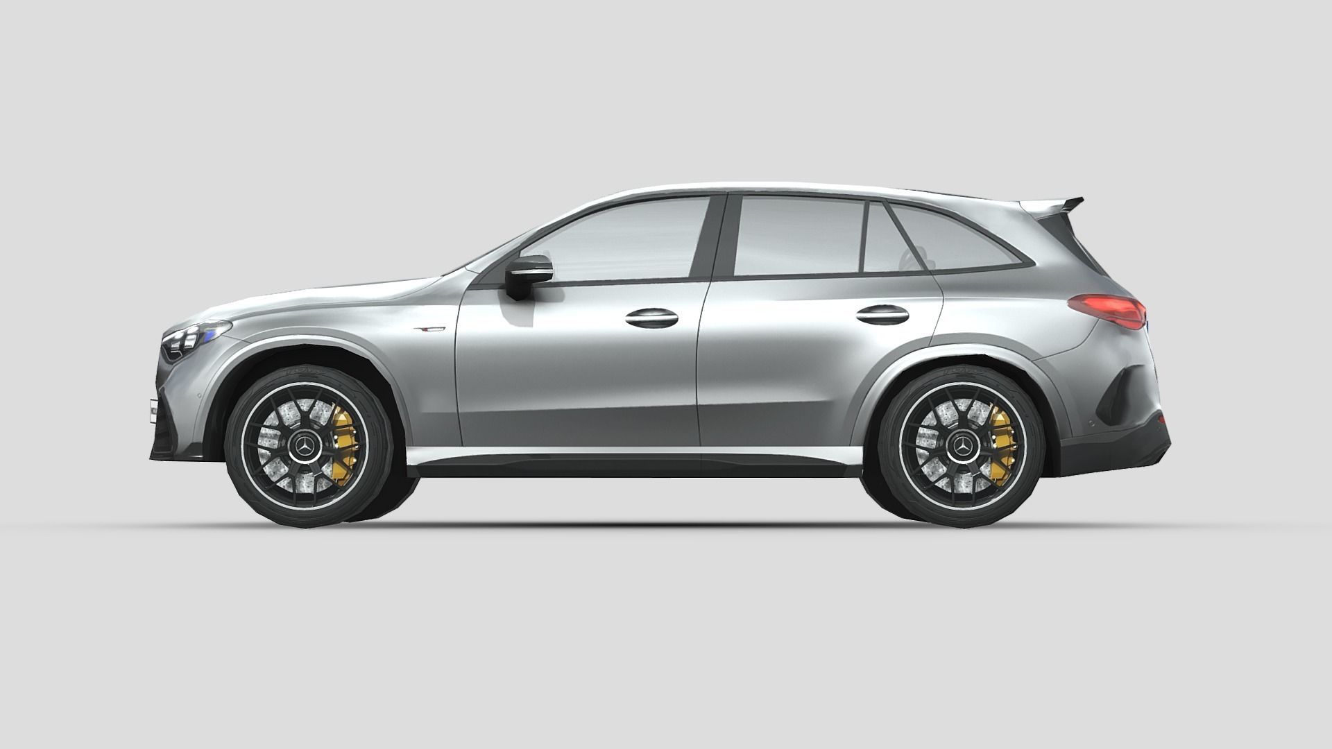 Mercedes Benz GLC63 AMG Low-poly 3D model_2