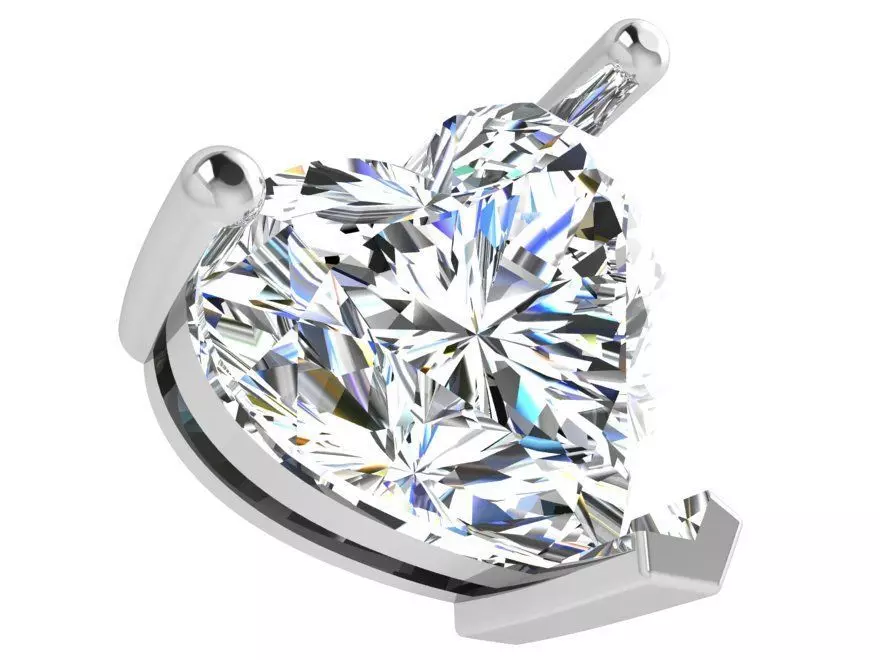 Heart Basket Setting Pendant 4734 3D print model_0