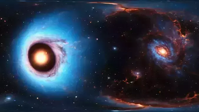 HDRI Black Hole 3D model